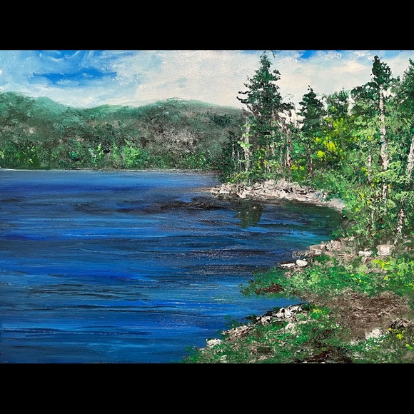 jojo arts Other - TODAY SALE ORIGINAL ACRYLIC PAINTING ACADIA MAINE